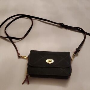 Vera Bradley Double Sided Zippered Wallet Crossbody